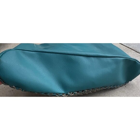 Vintage Style & Co. Sling Woven Blue Large Shoulder Bag Tote Women’s Purse - Picture 11 of 16